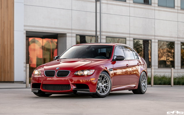 Melbourne Red E90 M3 - Titan 7 T-S7 (Iridium Silver)