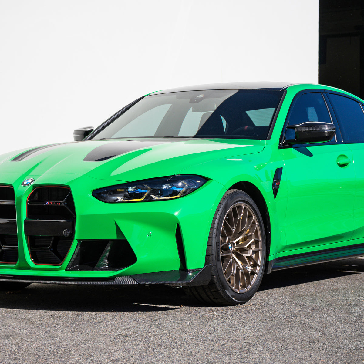 Signal Green G80 M3 CS - Mishimoto Aluminum Skid Plate