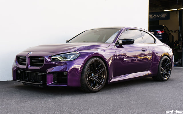 Twilight Purple Metallic G87 M2 - KW HAS Kit & Mishimoto Aluminum Skid Plate
