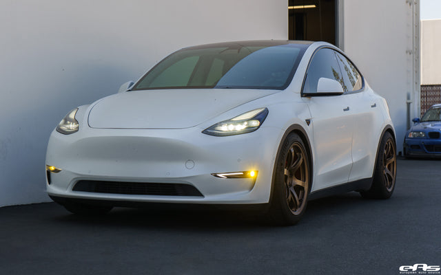 Alpharex DoubleTap Dual Color LED Projector Fog Lights For Tesla Model 3/Model Y