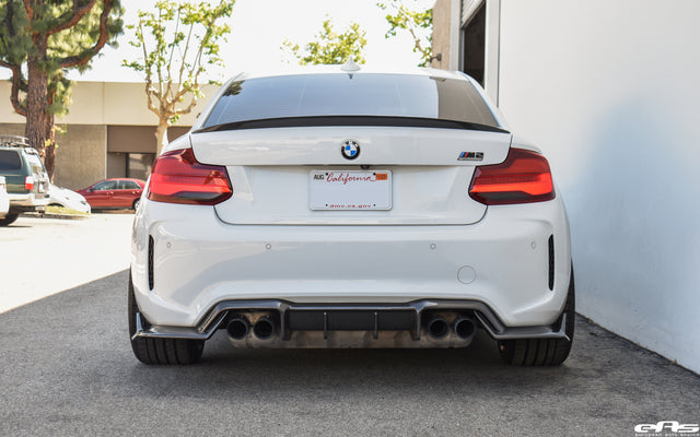 Alpine White F87 M2 Competition - ADRO Premium Prepreg Carbon Fiber Rear Diffuser