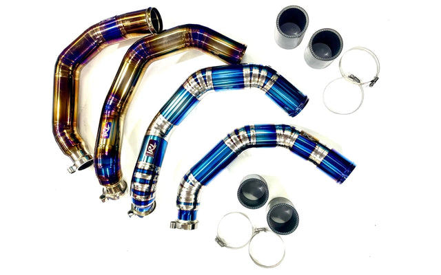 IRL Titanium Front Mount Intakes/Charge Pipe Package - BMW F8X M2/M3/M4