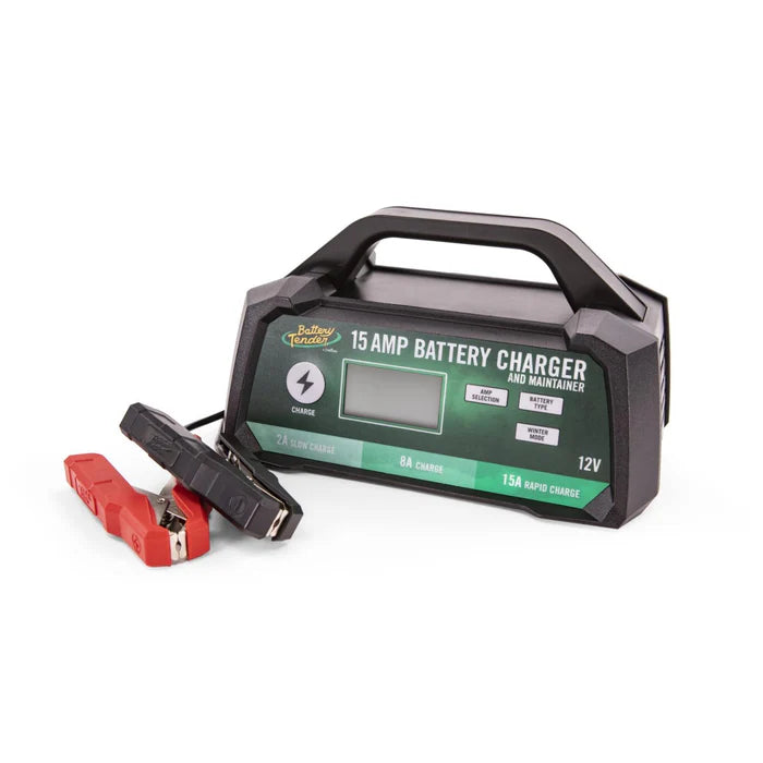 Battery Tender - 15 AMP/8 AMP/2 AMP Power Tender® Selectable Chemistry 12V Battery Charger