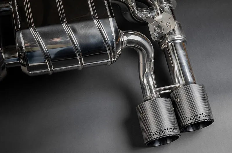 Capristo - Valved Catback Exhaust w/ 200cpsi Sports Cats & Wicrom Tips - BMW G8X M3/M4