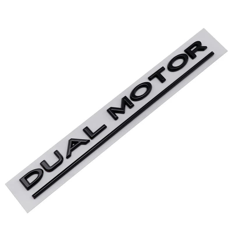 EAS - Blackout "Dual Motor" Emblem - Tesla Model 3/Model Y