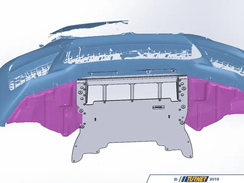 Turner Motorsport - Aluminum Skid Plate  - BMW F90 M5