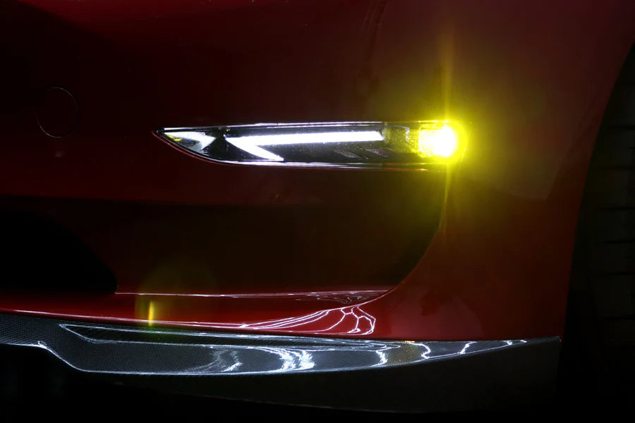 Alpharex - DoubleTap Dual Color LED Projector Fog Lights  - Tesla Model 3/Model Y