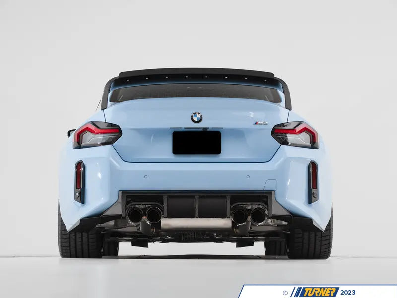 Turner Motorsport - Carbon Fiber High-Rise Spoiler & Adjustable Gurney Flap - BMW G87 M2