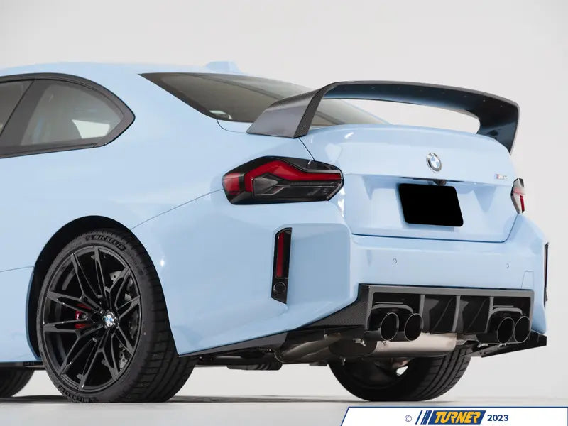 Turner Motorsport - Carbon Fiber High-Rise Spoiler & Adjustable Gurney Flap - BMW G87 M2