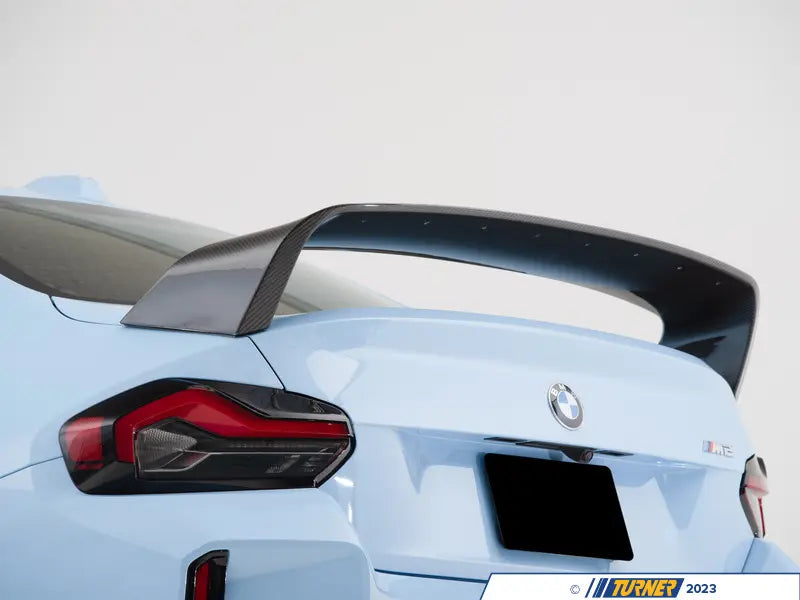 Turner Motorsport - Carbon Fiber High-Rise Spoiler & Adjustable Gurney Flap - BMW G87 M2