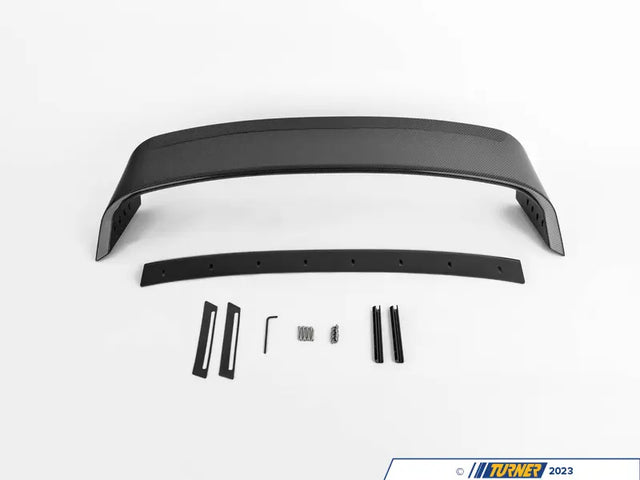 Turner Motorsport - Carbon Fiber High-Rise Spoiler & Adjustable Gurney Flap - BMW G87 M2