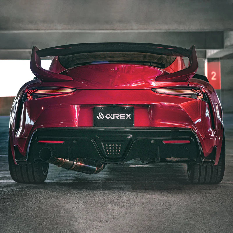 Alpharex - CSL Laser Style LUXX-Series LED Tail Lights (Alpha Black)  - Toyota GR Supra