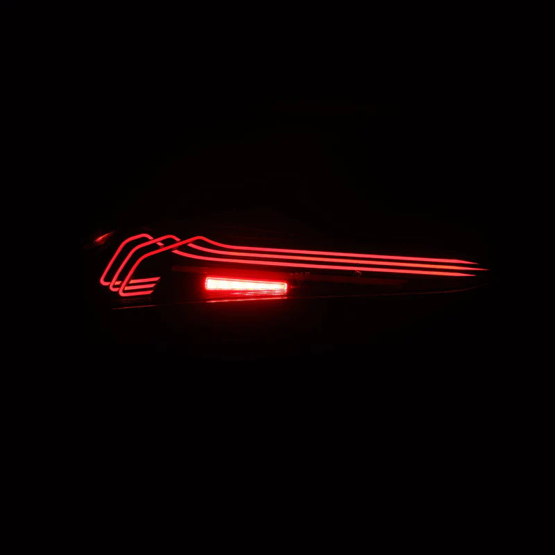 Alpharex - CSL Laser Style LUXX-Series LED Tail Lights (Black)  - Toyota GR Supra