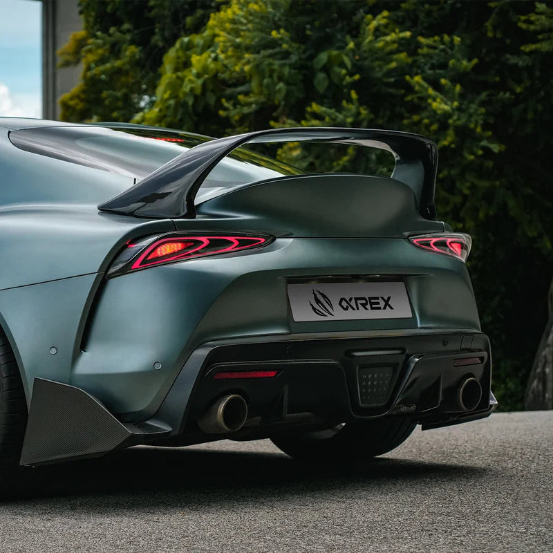 Alpharex - FT-1 Style LUXX-Series LED Tail Lights (Alpha Black) - Toyota GR Supra