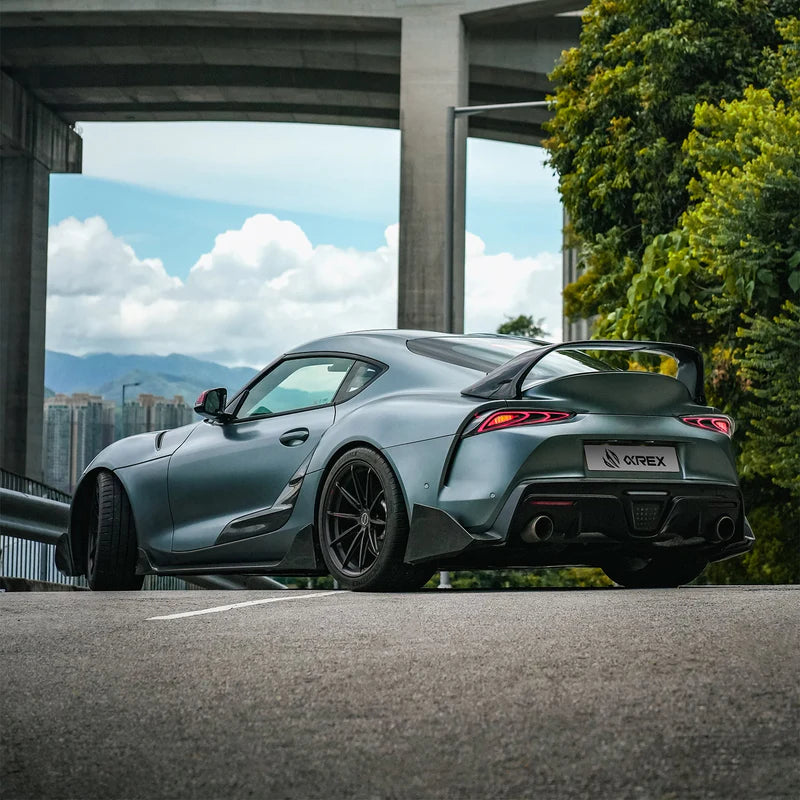 Alpharex - FT-1 Style LUXX-Series LED Tail Lights (Alpha Black) - Toyota GR Supra