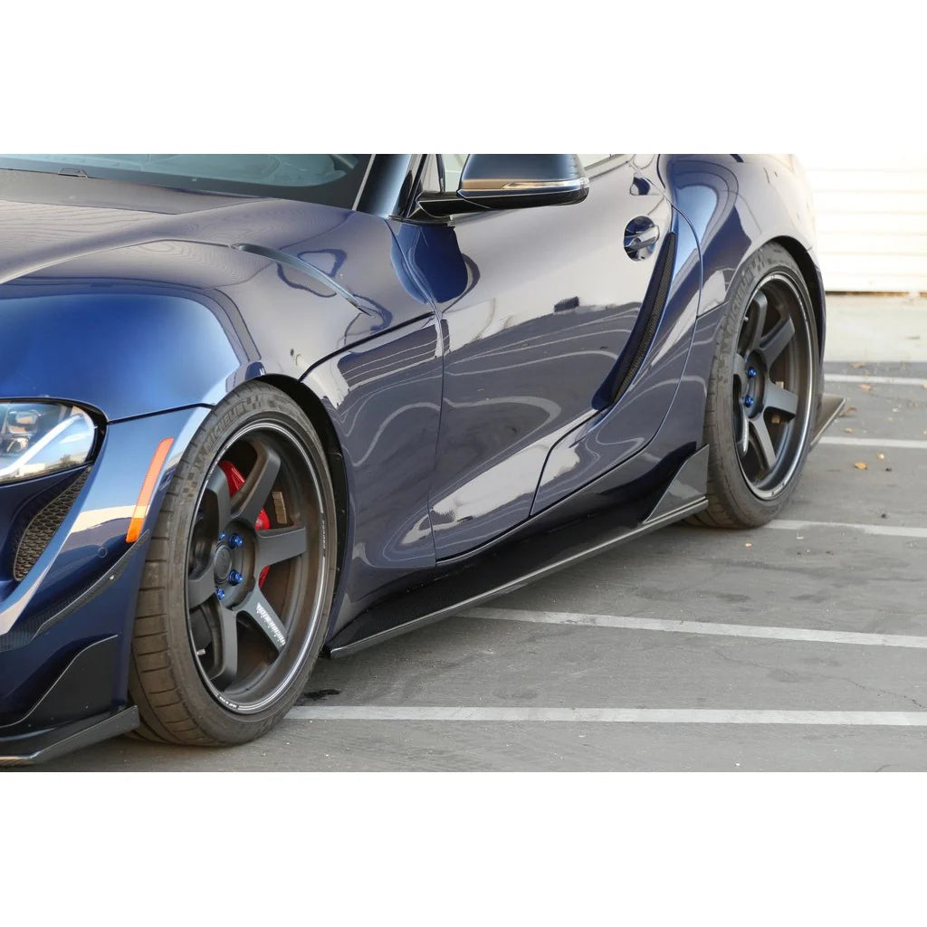 APR Performance - Carbon Fiber Side Skirt Extensions - Toyota GR Supra