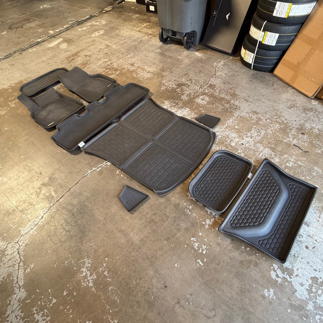 3D Maxpider - Kagu All Weather Perfect Fit Floor Liner/Frunk/Cargo Set (9pcs) - Tesla Model Y (USED)