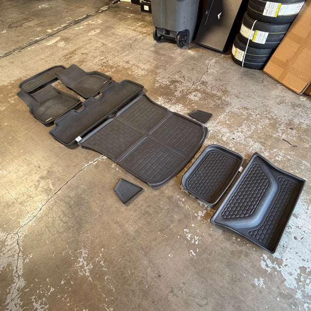 3D Maxpider - Kagu All Weather Perfect Fit Floor Liner/Frunk/Cargo Set (9pcs) - Tesla Model Y (USED)