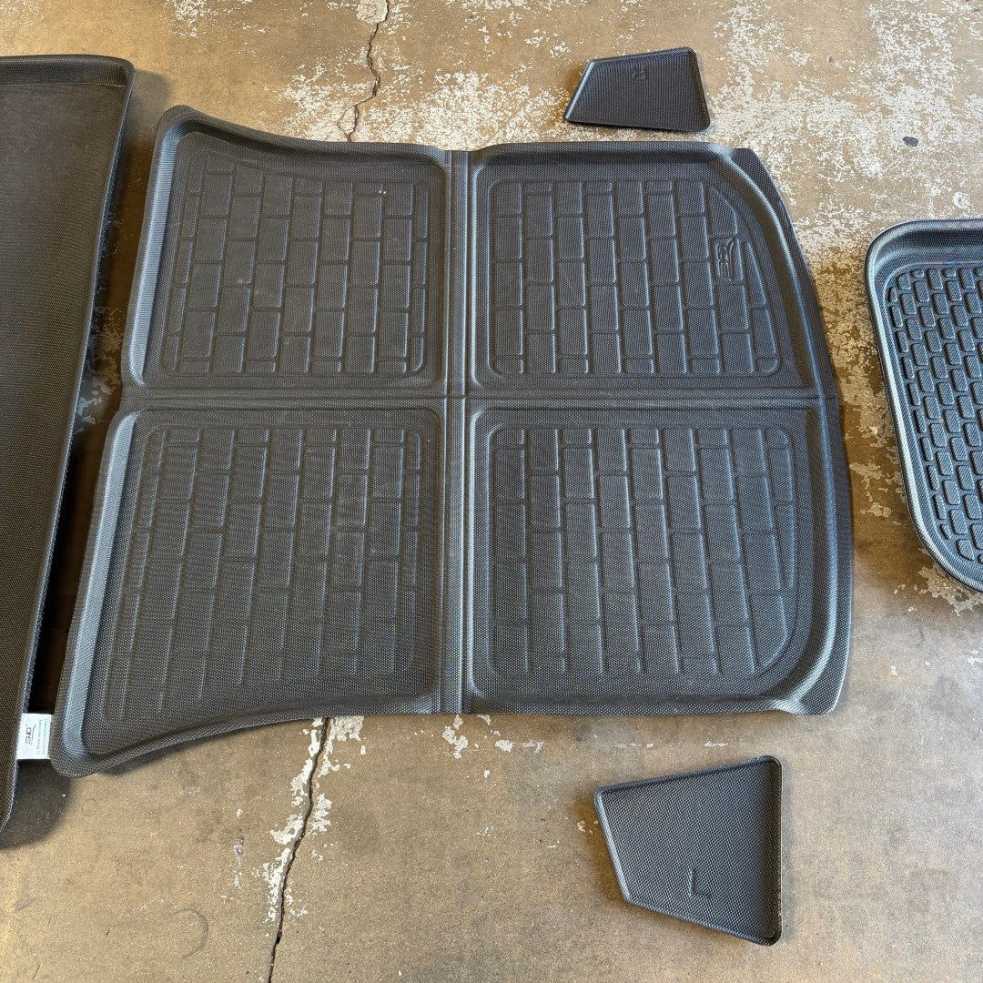 3D Maxpider - Kagu All Weather Perfect Fit Floor Liner/Frunk/Cargo Set (9pcs) - Tesla Model Y (USED)