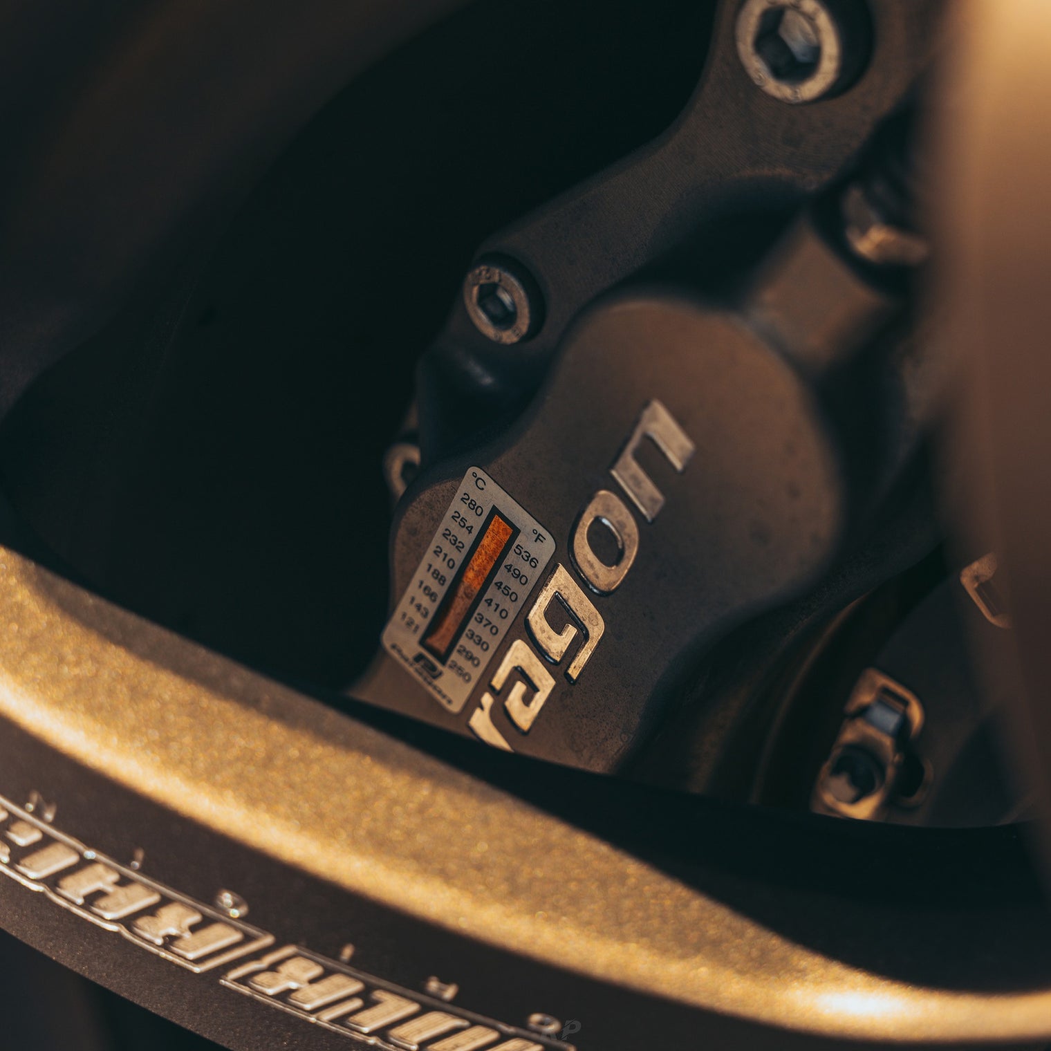 Paragon Performance - Brake Caliper Temperature Indicator Strips (250-536°F)