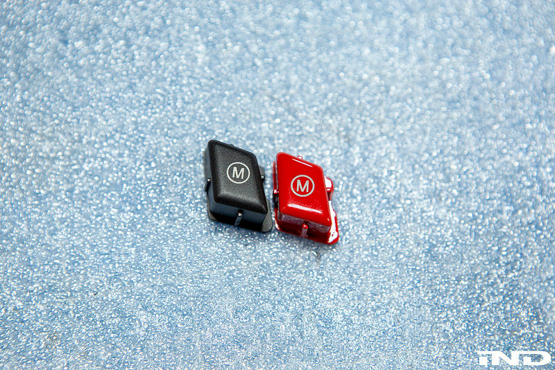 iND e9x m3 red m steering wheel button - iND Distribution