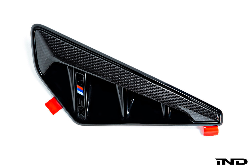 IND F95 Pre-LCI X5M Carbon Side Grille Set