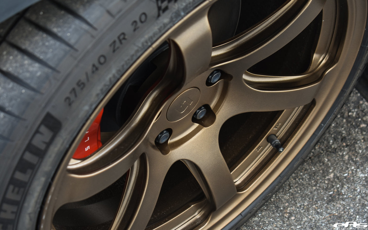 Titan 7 - 20" T-D6E Forged 6 Spoke Wheel/Tire Set - Tesla (5x114) (USED)