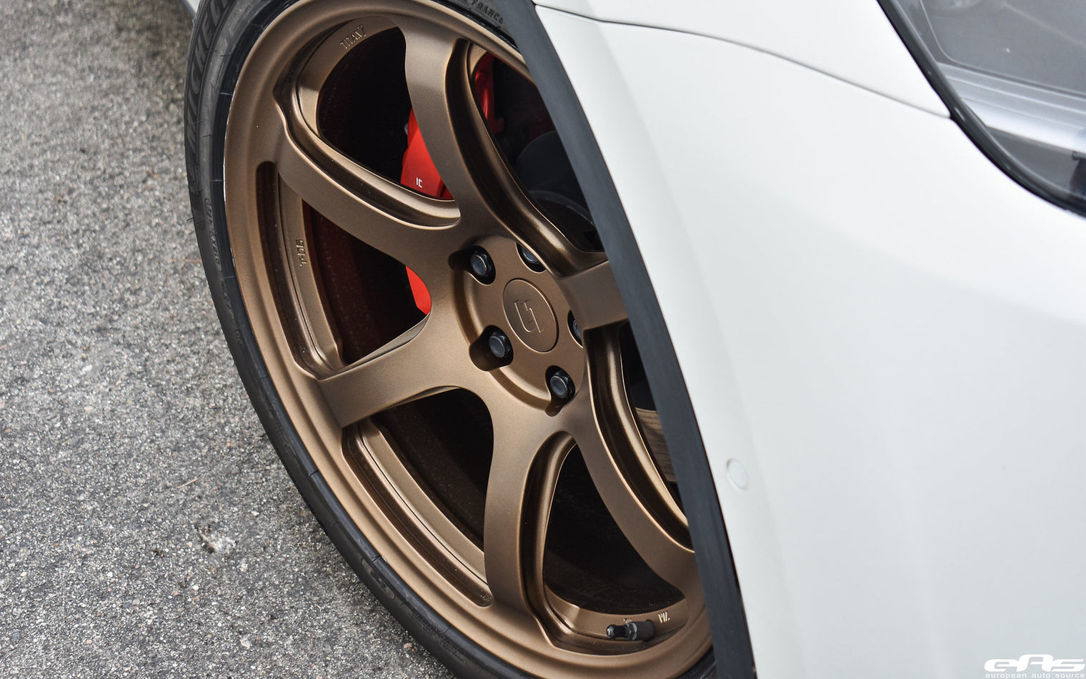 Titan 7 - 20" T-D6E Forged 6 Spoke Wheel/Tire Set - Tesla (5x114) (USED)