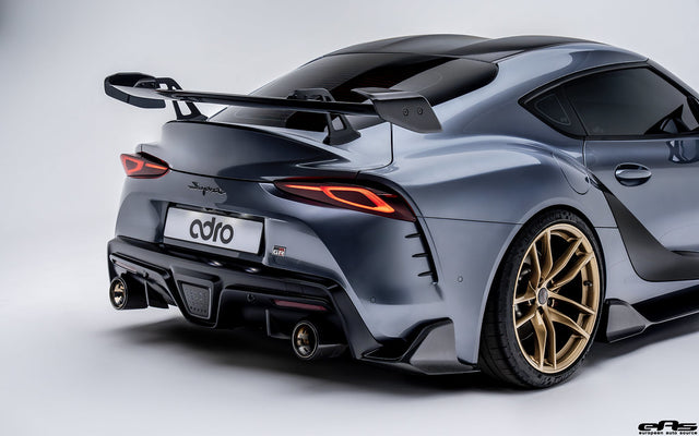 ADRO - Premium Prepreg AT-R2 Carbon Fiber Swan Neck Wing - Toyota GR Supra