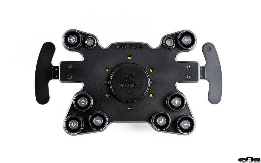 JQWerks/Madtrace - Race Steering Wheel with Quick Release - BMW E8X/E9X 1M/M3