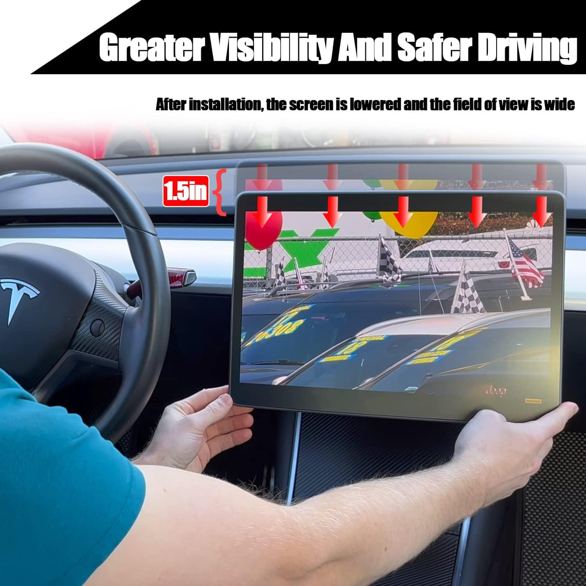 Hansshow - Ultra Mini Screen Display - Tesla Model 3/Model Y – european  auto source