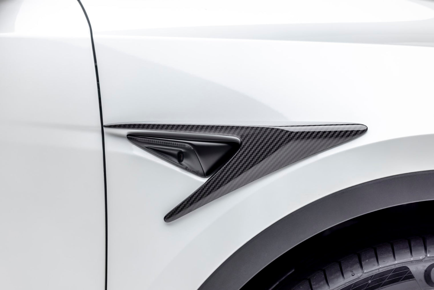 Vorsteiner - VRS Carbon Fiber Aero Fender Vents - Tesla Model Y