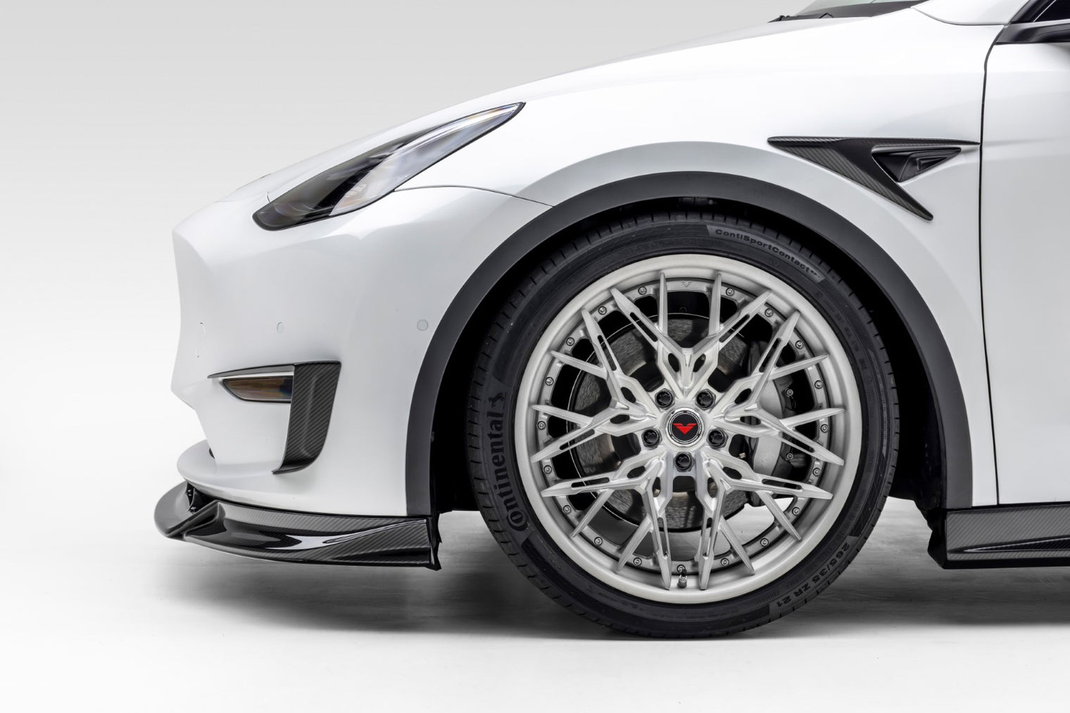 Vorsteiner - VRS Carbon Fiber Aero Add-On Bumper Flares - Tesla Model Y