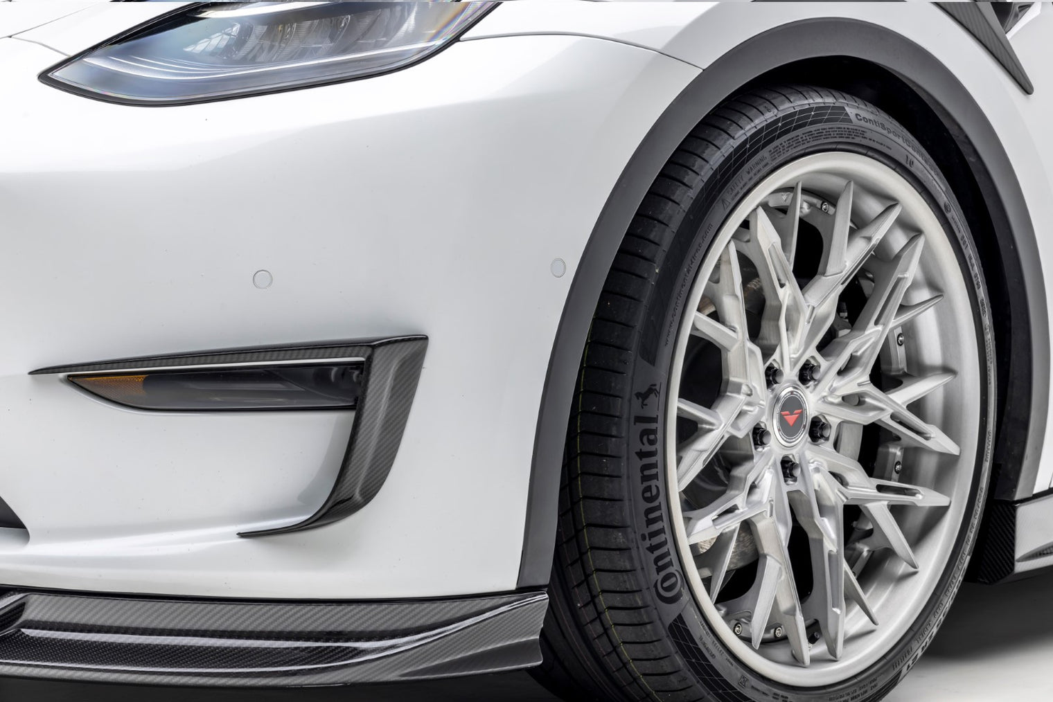 Vorsteiner - VRS Carbon Fiber Aero Add-On Bumper Flares - Tesla Model Y