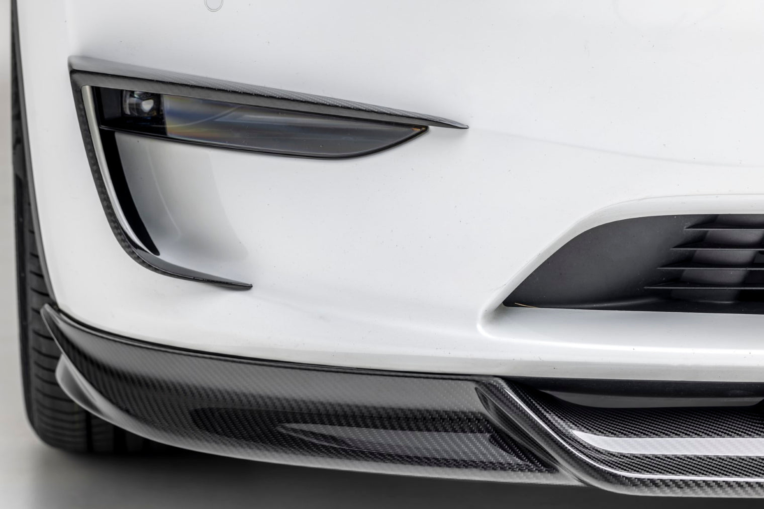 Vorsteiner - VRS Carbon Fiber Aero Front Spoiler - Tesla Model Y