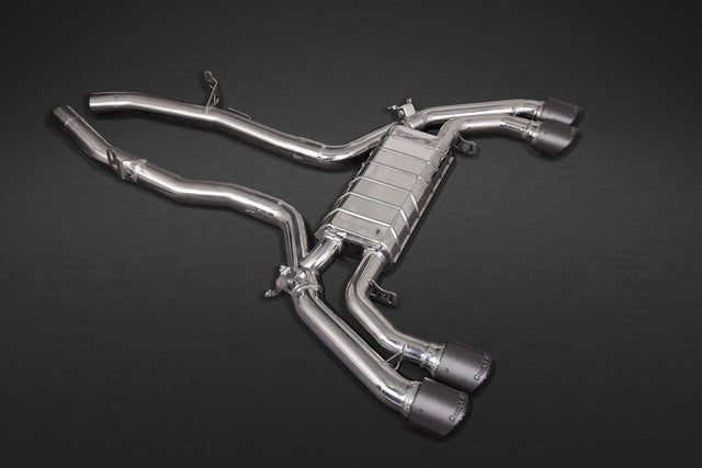 BMW X3M Competition (G01/F97) - Exhaust System, 200 Cell Sport Cat Mid Pipes, and Carbon Fiber Tips image 0