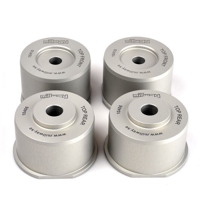 Millway Motorsport - Solid Aluminum Rear Subframe Bushings - BMW E46 M3