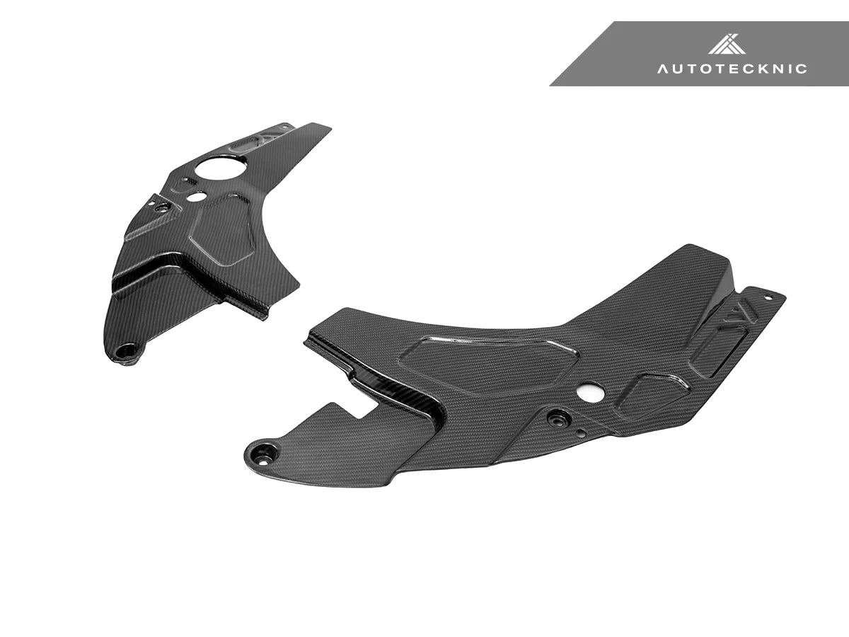 AutoTecknic Dry Carbon V2 Engine Bay Trim Set - BMW G87 M2