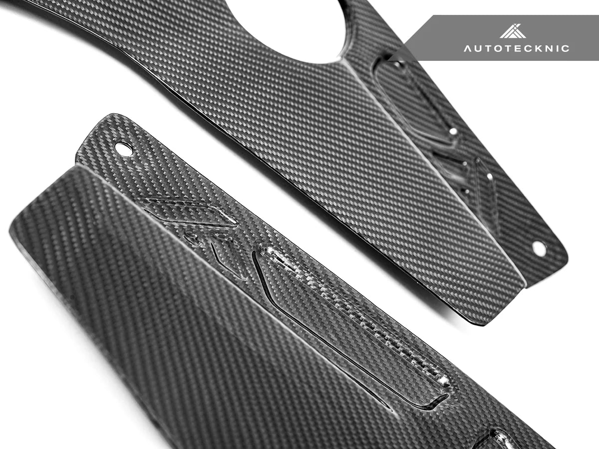 AutoTecknic Dry Carbon V2 Engine Bay Trim Set - BMW G87 M2