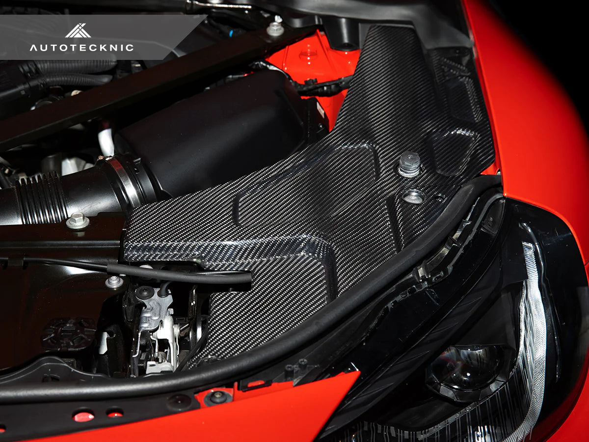 AutoTecknic Dry Carbon V2 Engine Bay Trim Set - BMW G87 M2