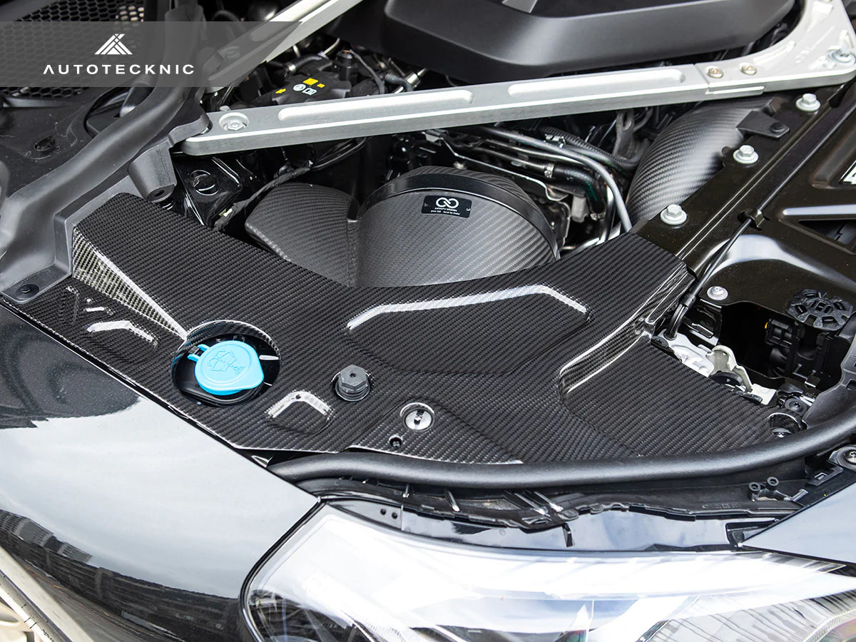 AutoTecknic Dry Carbon V2 Engine Bay Trim Set - BMW G87 M2