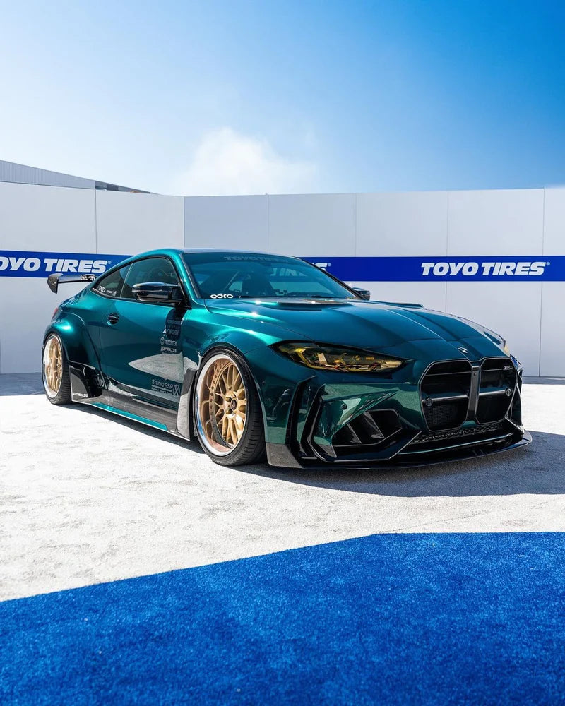 ADRO - Front Bumper Carbon Fiber Grille & Duct Vents - BMW G8X M3/M4