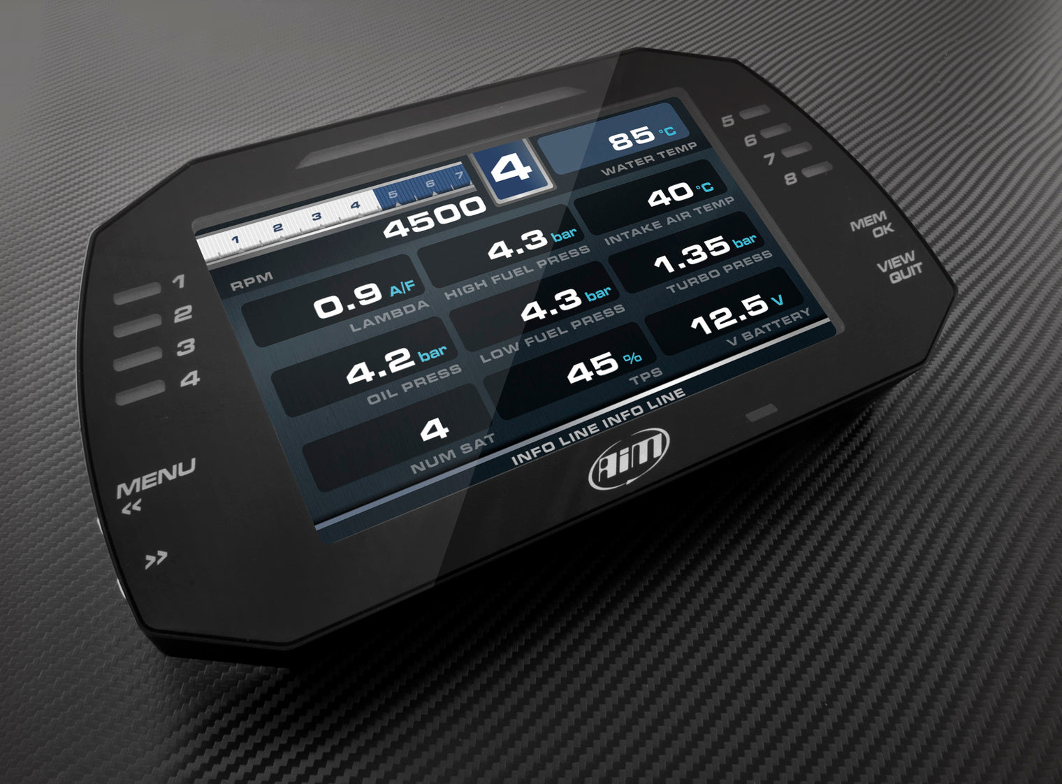 AIM - MXG 1.3 TFT Dash Logger (7.0")