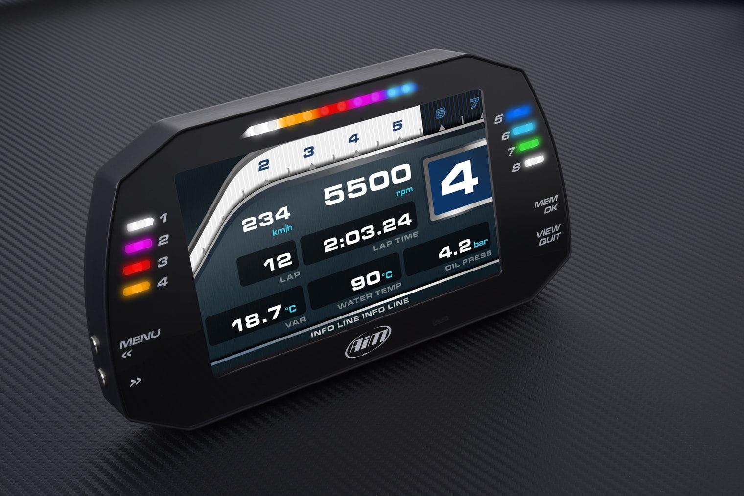 AIM - MXG 1.3 TFT Dash Logger (7.0")