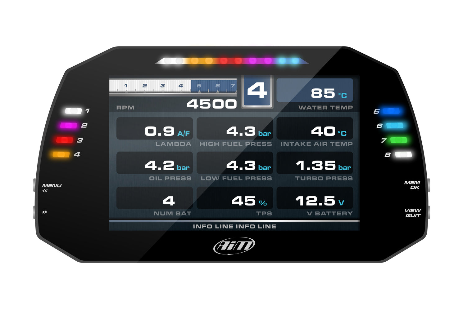 AIM - MXG 1.3 TFT Dash Logger (7.0")