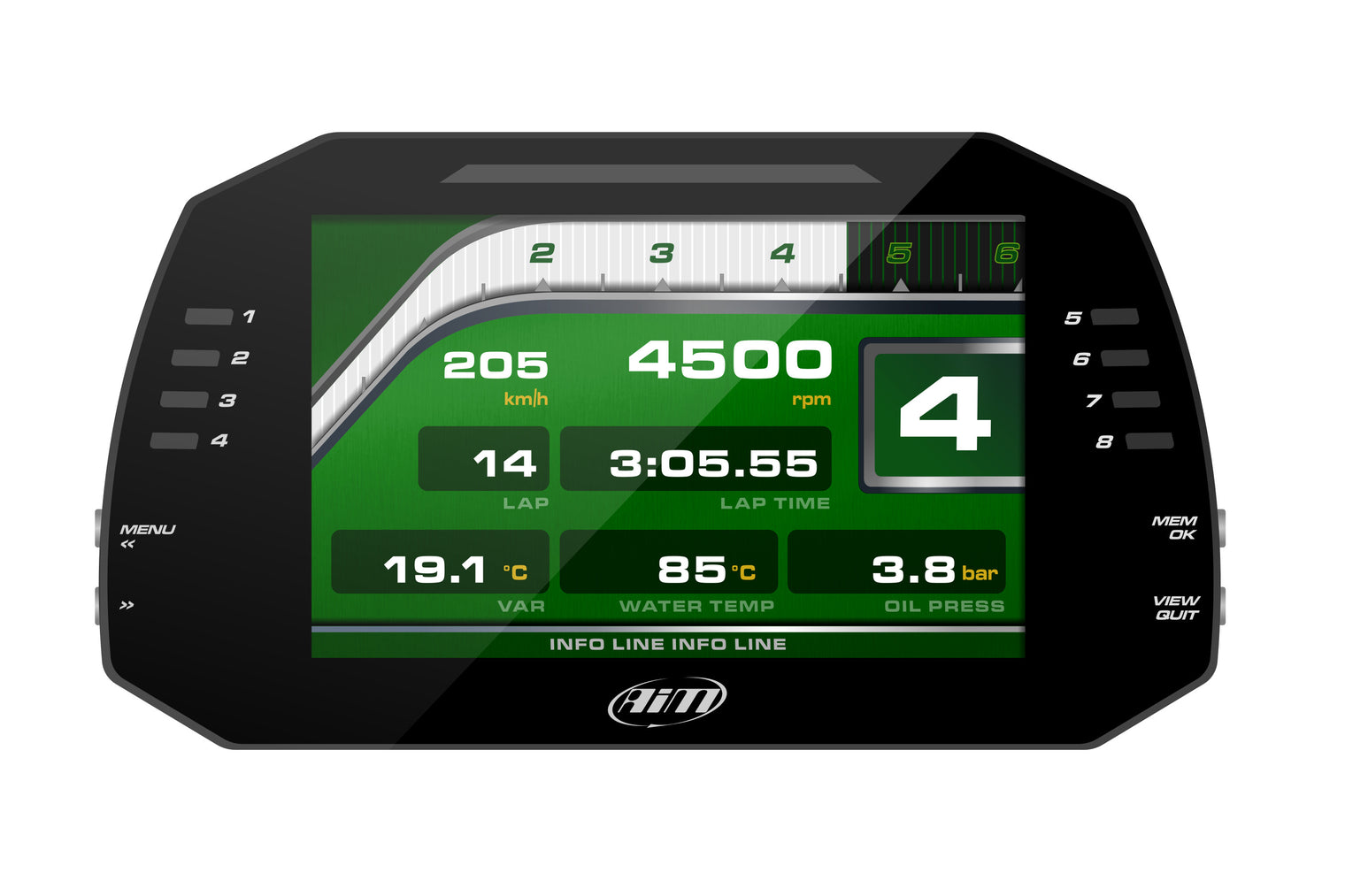 AIM - MXG 1.3 TFT Dash Logger (7.0")