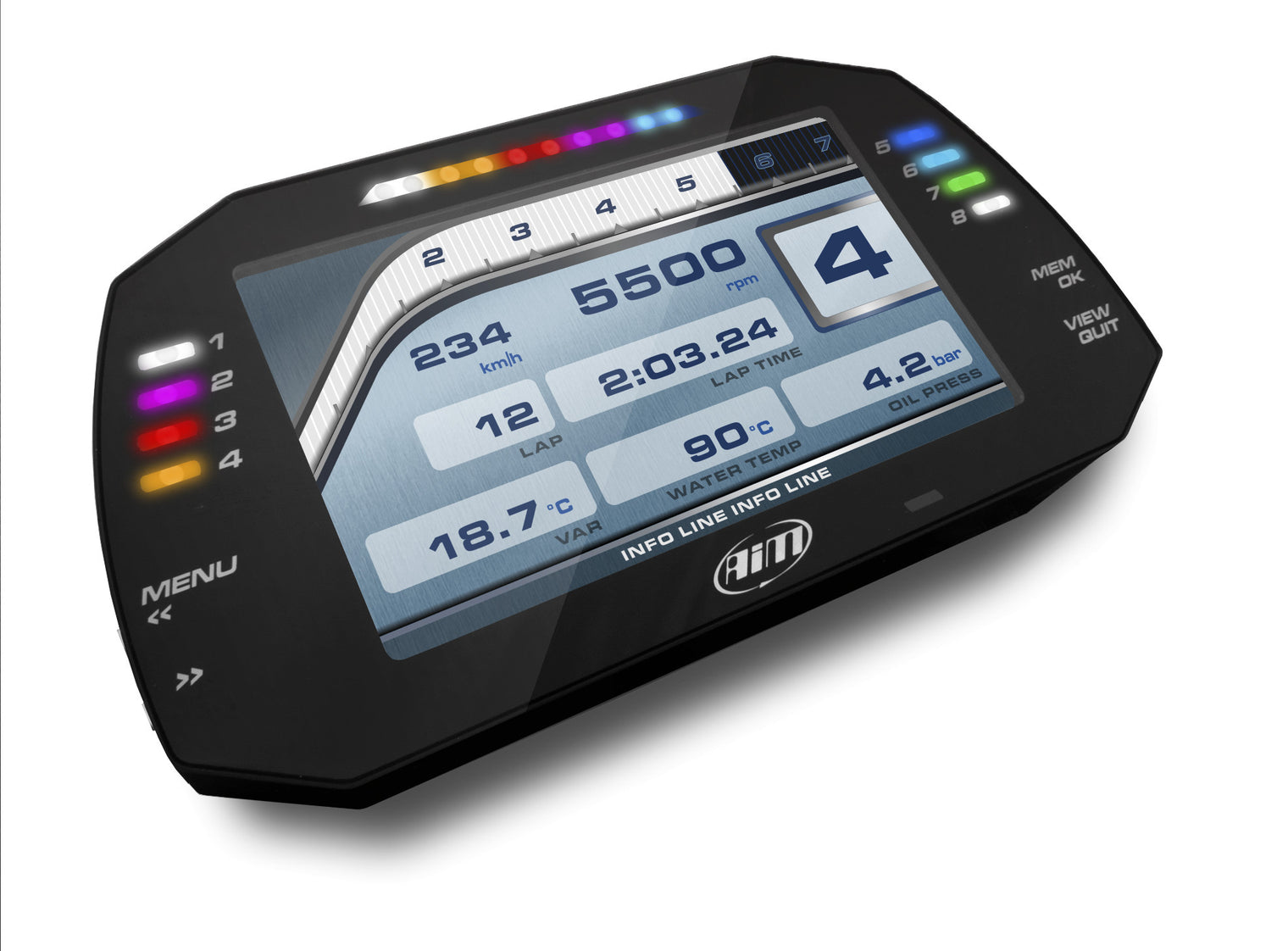 AIM - MXG 1.3 TFT Dash Logger (7.0")