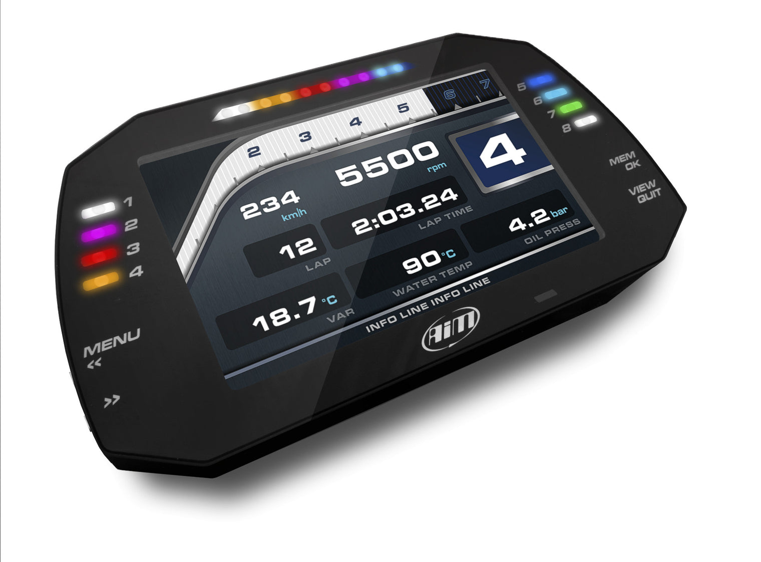AIM - MXG 1.3 TFT Dash Logger (7.0")