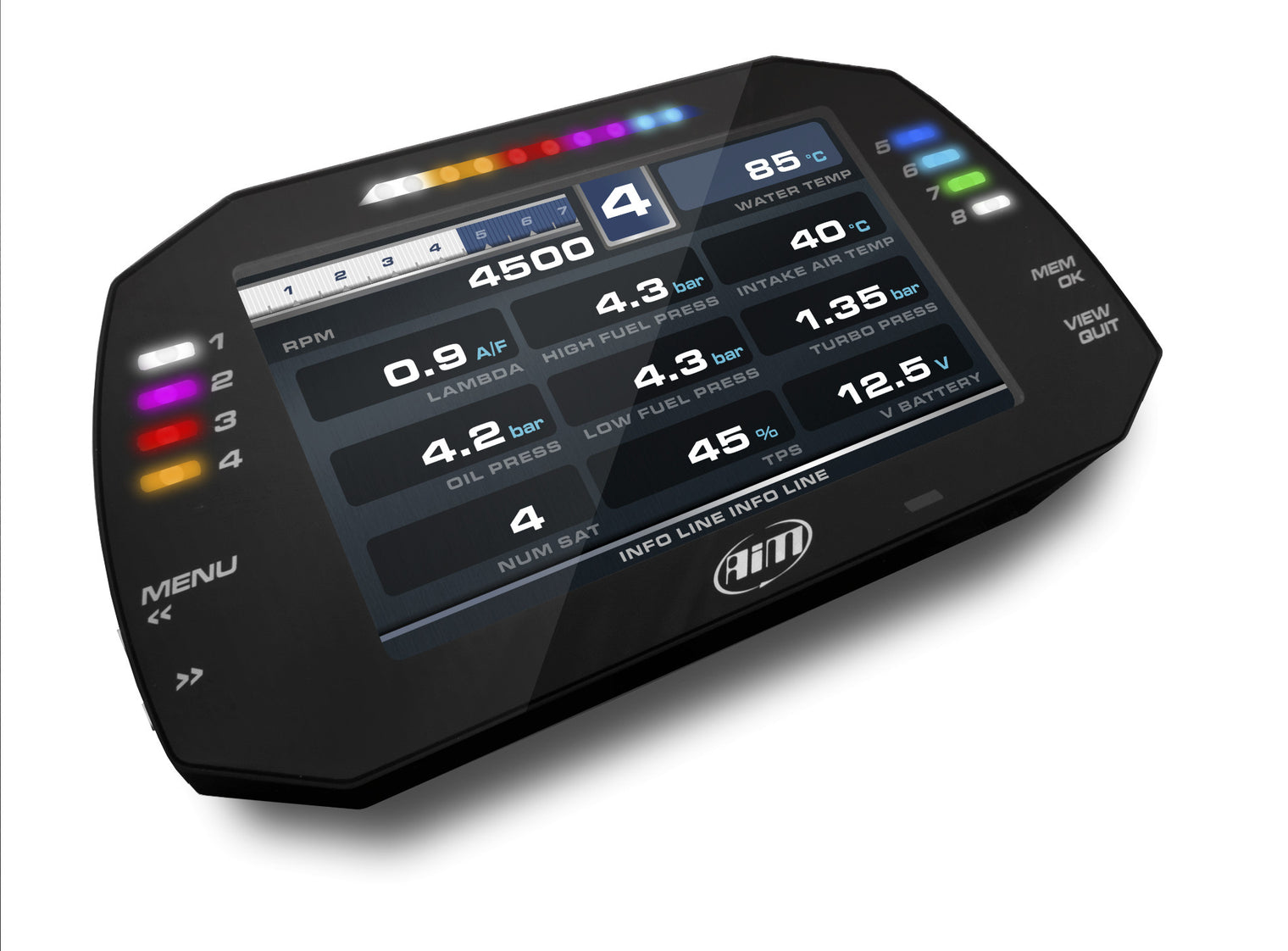 AIM - MXG 1.3 TFT Dash Logger (7.0")