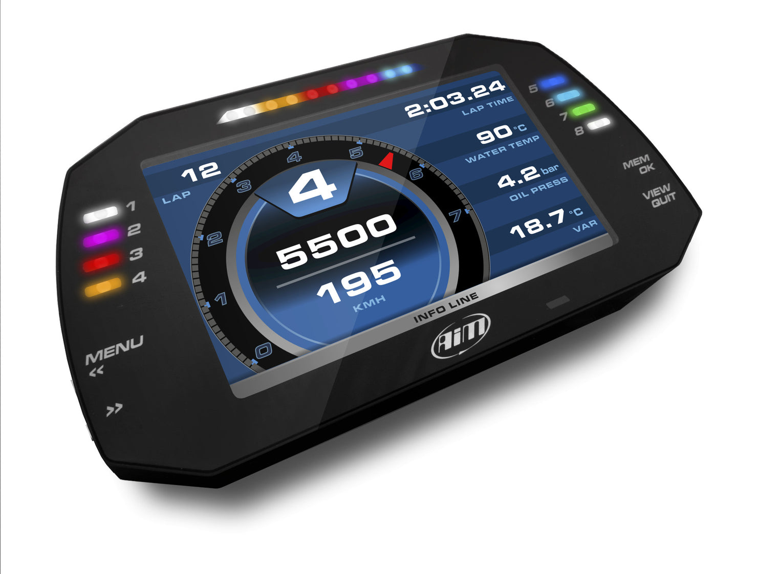 AIM - MXG 1.3 TFT Dash Logger (7.0")